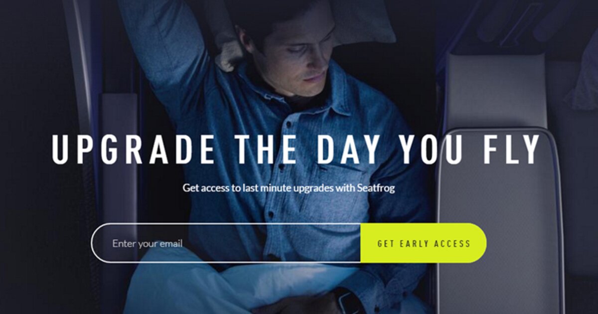 Last-minute airline upgrade app Seatfrog... | Travolution